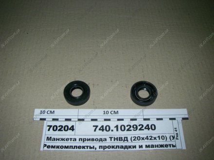 Сальник привода ТНВД КАМАЗ (240) (фтор-силикон) (Украина) Альбион-Авто 740.1029240 (фото 1)