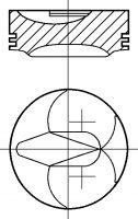 Поршень MITSUBISHI 91.10 2.3TD/2.5TD 4D55T/4D56T Nural 87-287100-30