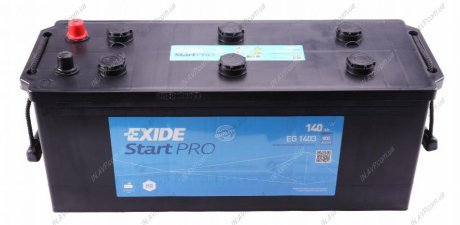 Аккумулятор 140Ah-12v PROFESSIONAL(513х189х223),L,EN800 EXIDE EG1403