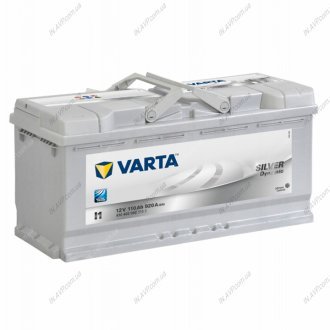 Аккумулятор 110Ah-12v SD (393x175x190), R, EN 920 Varta 610 402 092 (фото 1)