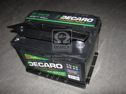 Аккумулятор 60Ah-12v (242x175x175),R,EN600 6СТ-60 АЗЕ (0) DECARO 6СТ-60 АЗЕ (0) (фото 1)