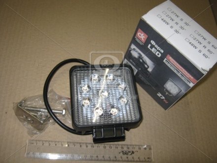 Фара LED дополнительная противотум. 27W (ДК) Дорожная Карта DK B2-27W-A-FOG LIGH