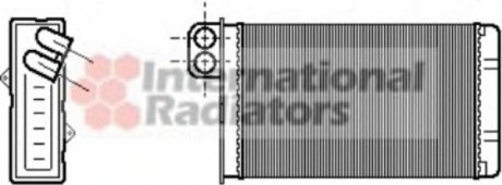 Радиатор отопителя PEUG605/CITR XM ALL 89-00 Van Wezel 40006015