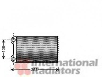 Радіатор отопителя HEAT AUDI A4 ALL 00- LHD Van Wezel 03006223 (фото 1)