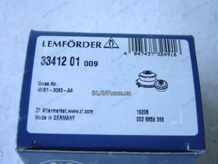 Сайлентблок рычага LEMFORDER LEMFÖRDER 33412 01