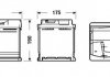 Аккумулятор 95Ah-12v EXCELL(353х175х190),R,EN800 EXIDE EB950 (фото 1)