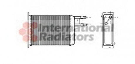 Радиатор отопителя JUMPER/DUCATO/BOXER MT Van Wezel 09006128