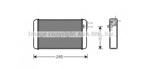 Радиатор отопителя OMEGA A ALL MT/AT +/- A/C AVA OLA6116 (фото 1)