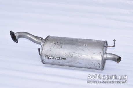 Глушитель Aveo хетчбек алюминизированный (Польща) POLMOstrow 05.59