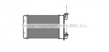 Радиатор отопителя BMW E30/Z1 88- 316->325 AVA BW6022
