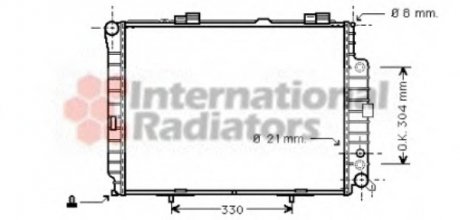 Радиатор W210(E) 30/42/43/50 95-98 Van Wezel 30002208 (фото 1)