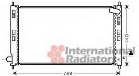 Радиатор OUTLANDER/P4007/C-CROSSER Van Wezel 32002201 (фото 1)