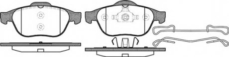 Колодка торм. RENAULT ESPACE IV передн. REMSA 0843.10 (фото 1)