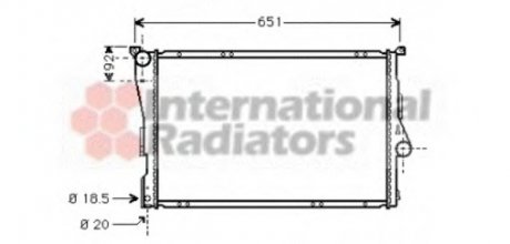 Радиатор 3-SERIE ALL E46 AT 98-05 Van Wezel 06002205 (фото 1)