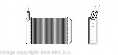 Радіатор отопителя AUDI/VW/PORSCHE MT/AT AVA VW6061 (фото 1)