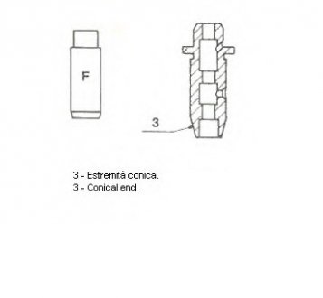 Направляющая клапана IN PSA XU5/XU9 Metelli 01-2298 (фото 1)