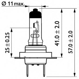 Лампа H7 24V 70W PX26d MasterDuty Philips 13972MDC1 (фото 1)
