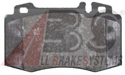 Колодка торм. MB C/CL/CLK/ML/S/SL передн. ABS 37149 (фото 1)