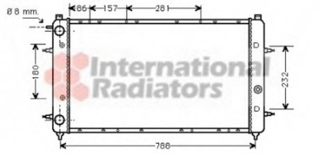Радиатор TRANSPORTER/SYNCRO 90- Van Wezel 58002114 (фото 1)