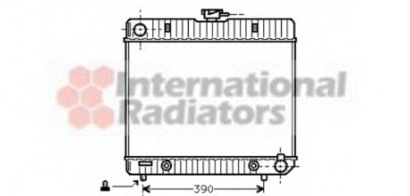 Радиатор MB W123 23/28 AT 76-85 Van Wezel 30002043