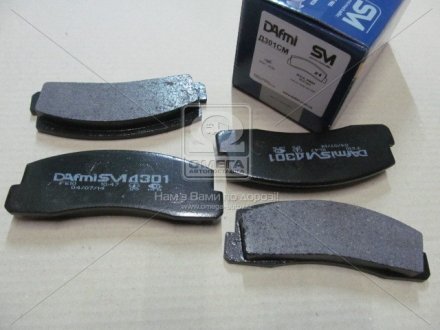 Колодки тормозные диск. Нива ВАЗ 2121 (Dafmi) INTELLI D301SM (фото 1)