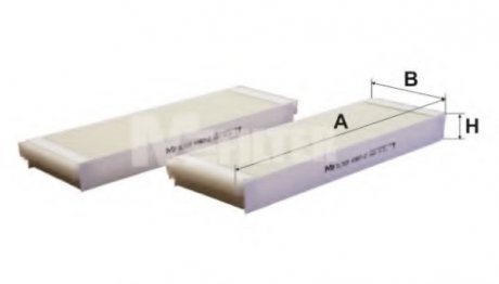 Фильтр салона AUDI A6 04-11 (2шт.) M-Filter K987-2