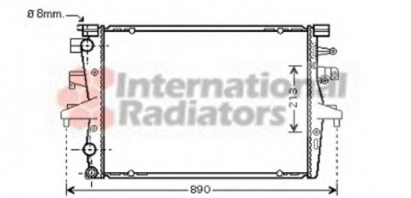 Радиатор TRANSPORTER T5 MT 03- Van Wezel 58002230