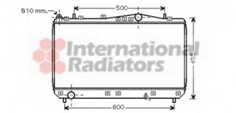 Радиатор REZZO/TACUMA MT 00-04 Van Wezel 81002052