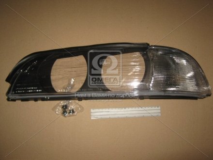 Скло фары лев. BMW 5 E39 DEPO 00#444-1121LECN