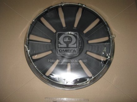 Ковпак колісний R16 REX чорний <ДК> Дорожная Карта DK-R16RB