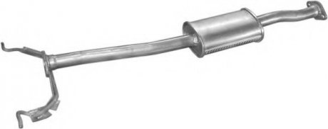 Резонатор Mazda 626 90-97 kat Алюмінізована сталь POLMOstrow 12.03