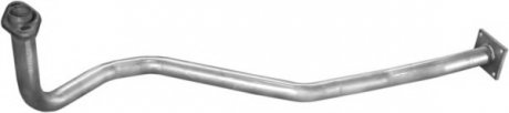 Труба приемная Nexia 1,5 алюминизированная POLMOstrow 05.51 (фото 1)