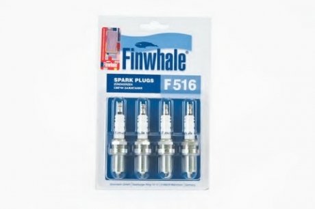 Свеча зажигания (компл.4 шт) Finwhale F516
