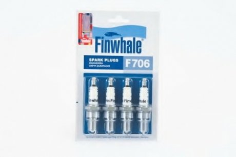 Свеча зажигания (компл.4 шт) Finwhale F706