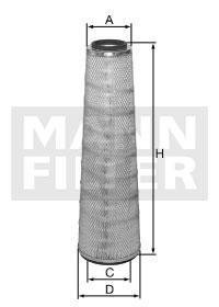 Фильтр воздушный DAF XF105 (MANN) MANN-FILTER C26024KIT