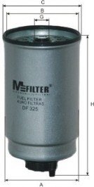 Фильтр топл. FORD TRANSIT M-Filter DF325 (фото 1)