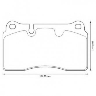 Колодки дискового тормоза Jurid 573296J