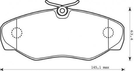 Гальмівні колодки пер. Trafic/Vivaro 01- (TRW) Jurid 573058J