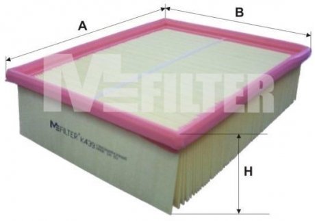 Фильтр воздушный AUDI A6 M-Filter K439