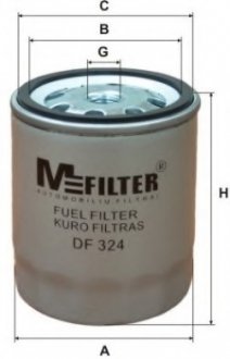 Фильтр топл. MERCEDES M-Filter DF324