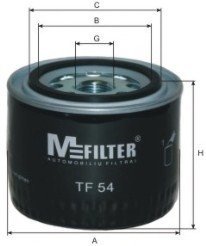 Фильтр масляный VOLVO M-Filter TF54