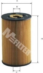 Фільтр масла MB OM314/364 77- M-Filter TE606