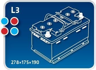 Аккумулятор Magic EFB, 70Ah, 680A EN, 278x175x190, B13,правый "+", EFB Акумулятор (START-STOP) TAB 212070 (фото 1)