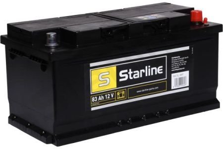 Аккумулятор STARLINE, R"+" 83Ah, En720 (353 x 175 x 190) правый "+",B13 виробництво Чехия STARLINE STAR LINE BA SL 88P