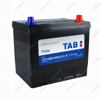 Аккумулятор POLAR S (Asia), R"+" 65Ah, En650 (230 x 175 x 200/220) правый "+" TAB 246865