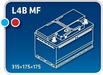 Аккумулятор 85Ah 800A Ca/Ca,315x175x175 mm, крепеж: B13,правый "+" TAB 189085