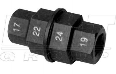 Ключ-вставка для затяжки оси переднего колеса. Пин 17-19-22-24мм. VICMA 19596 (фото 1)