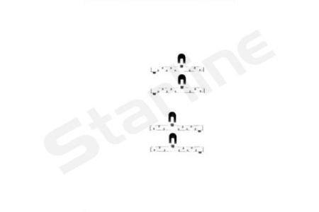 Ремонтный комплект тормозных колодок STARLINE STAR LINE BD PR11