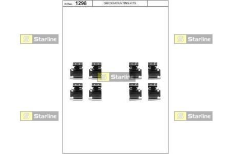 Ремонтный комплект тормозных колодок STARLINE STAR LINE BD PR12