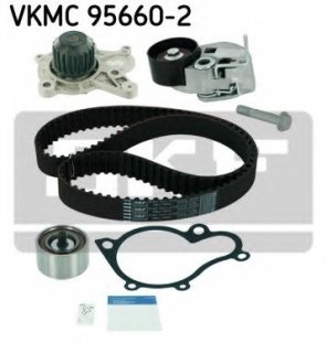 Набор ГРМ (помпа+ремень+ролики) SKF VKMC 95660-2 (фото 1)